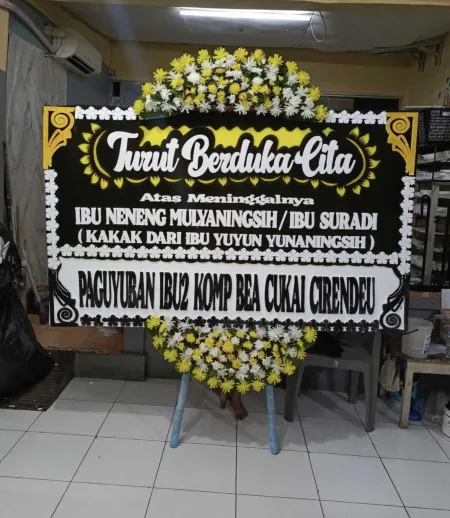 Papan Bunga Duka Rumah Duka Carolus Jakarta