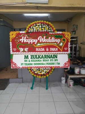Papan Bunga di Rumah Duka Carolus Jakarta