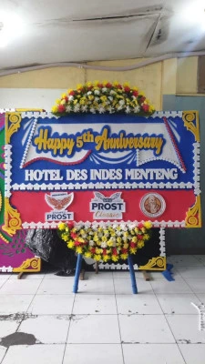 Papan Bunga di Rumah Duka Carolus Jakarta